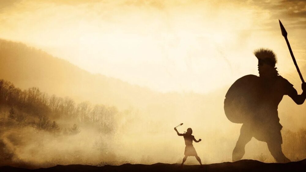 David and Goliath