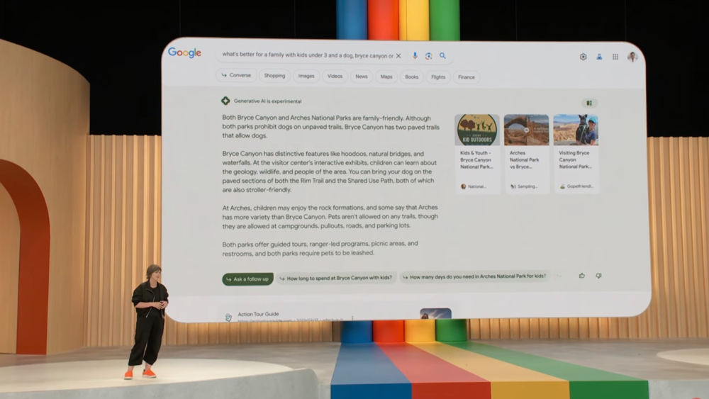 Google's AI Search Reults