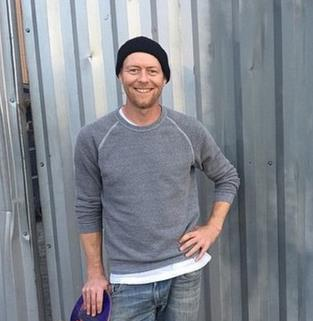 Skateboarder Marc Johnson