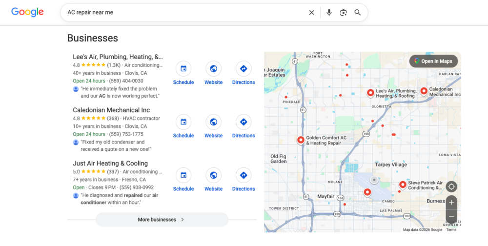Fresno AC repair near me