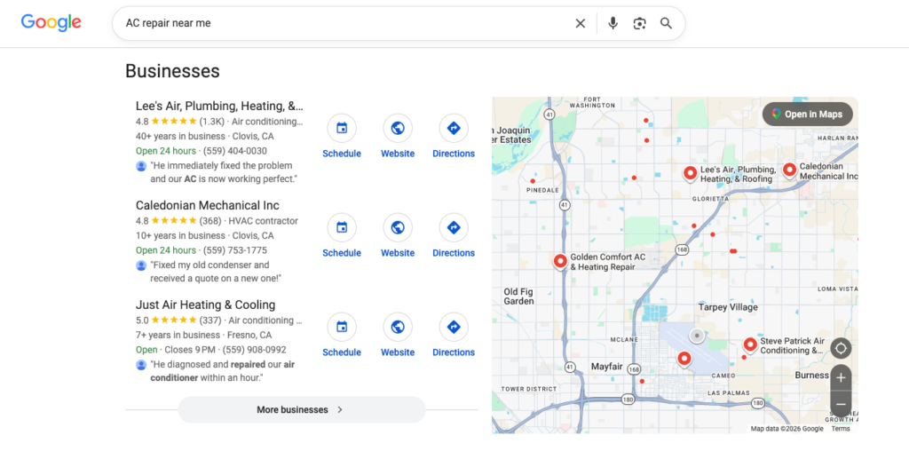 Fresno AC repair near me